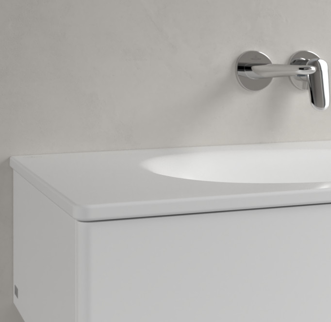 Antao 1200 Vanity Basin NO TH C+ Stone White NO OF