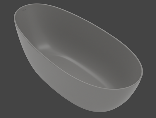 Antao 1700x750 Grey Free-standing Bath