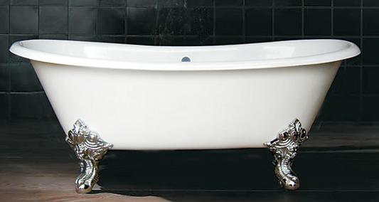 Heritage Slipper Double 1800mm Cast Iron 'Bigfoot' Clawfoot Baths