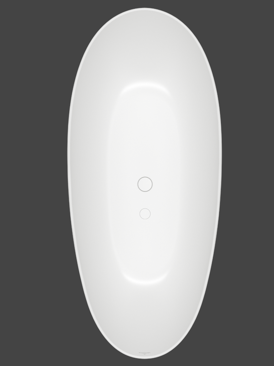 Antao 1700x750 Stone White Free-standing Bath