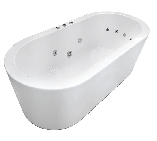 Redondo 1500mm Oval Freestanding Spa Bath