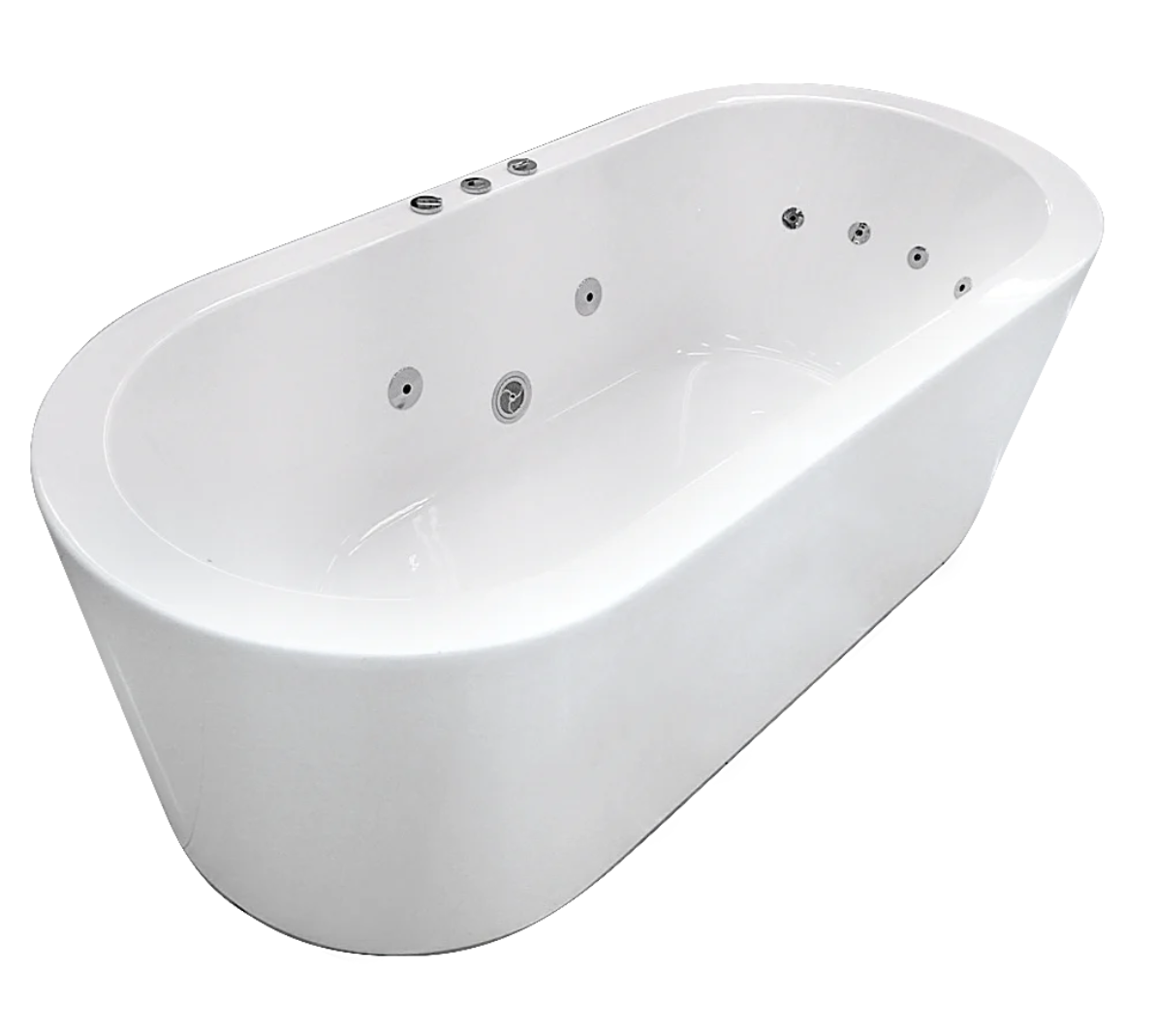 Redondo 1700mm Oval Freestanding Spa Bath