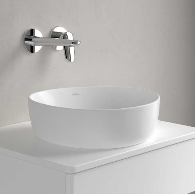 Antao 400 Vessel Basin C+ Stone White NO OF