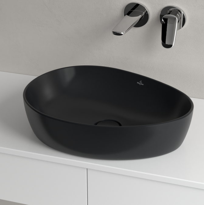 Antao 510 Vessel Basin C+ Pure Black NO OF