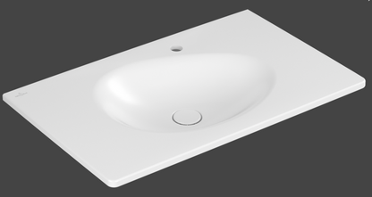 Antao 800 Vanity Basin 1 TH C+ Stone White NO OF