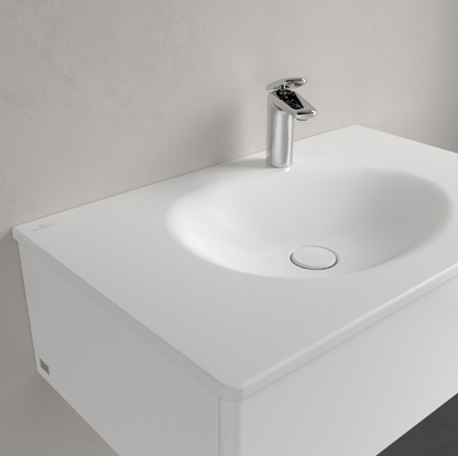 Antao 800 Vanity Basin 1 TH C+ Stone White NO OF