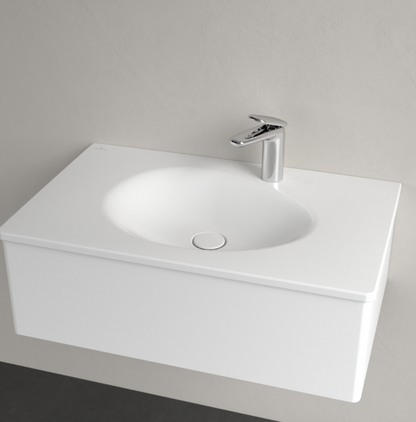 Antao 800 Vanity Basin 1 TH C+ Stone White NO OF