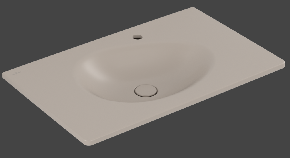 Antao 800 Vanity Basin 1TH C+ Almond NO OF