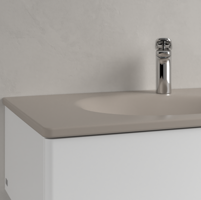 Antao 800 Vanity Basin 1TH C+ Almond NO OF