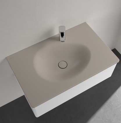 Antao 800 Vanity Basin 1TH C+ Almond NO OF