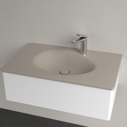 Antao 800 Vanity Basin 1TH C+ Almond NO OF