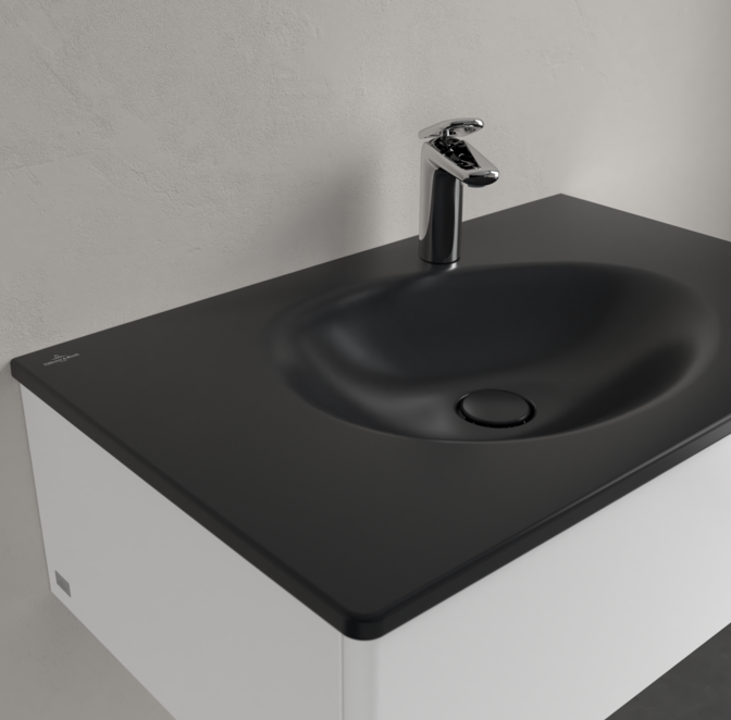 Antao 800 Vanity Basin 1TH C+ Pure Black NO OF