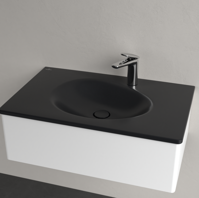 Antao 800 Vanity Basin 1TH C+ Pure Black NO OF