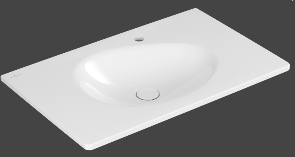 Antao 800 Vanity Basin 1TH C+ White NO OF