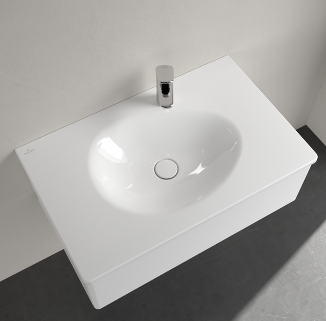 Antao 800 Vanity Basin 1TH C+ White NO OF