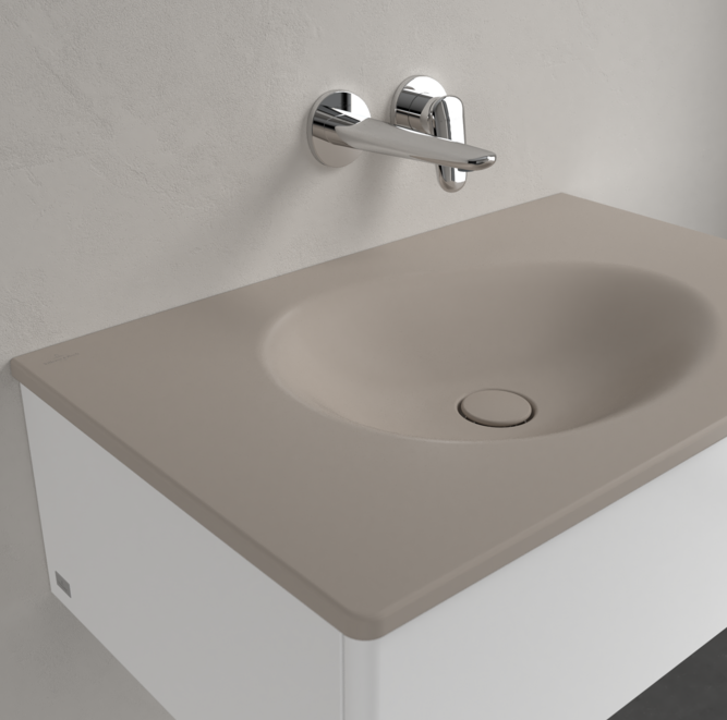 Antao 800 Vanity Basin NO TH C+ Almond NO OF