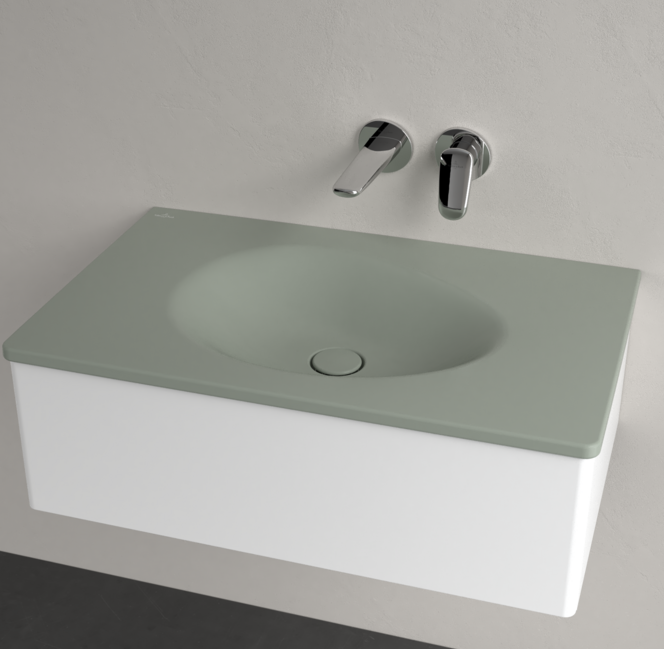 Antao 800 Vanity Basin NO TH C+ Morning Green NO OF