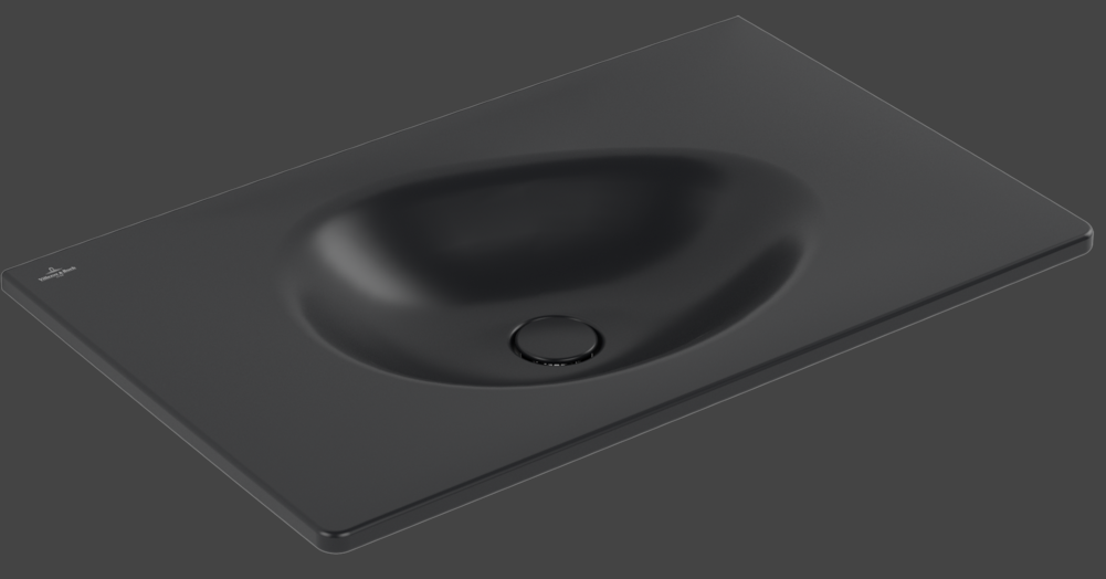 Antao 800 Vanity Basin NO TH C+ Pure Black NO OF