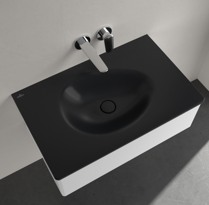 Antao 800 Vanity Basin NO TH C+ Pure Black NO OF