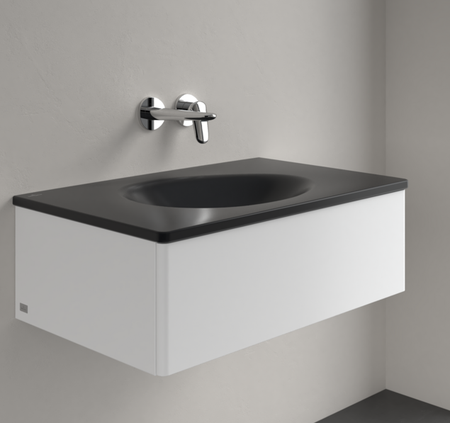 Antao 800 Vanity Basin NO TH C+ Pure Black NO OF