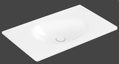 Antao 800 Vanity Basin NO TH C+ Stone White NO OF