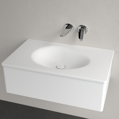 Antao 800 Vanity Basin NO TH C+ Stone White NO OF