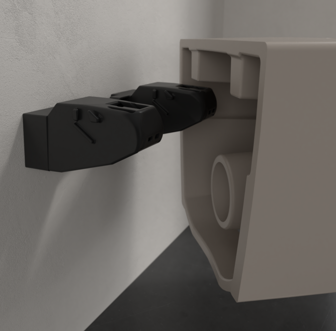 Antao TF Wall Hung Toilet C+ Almond