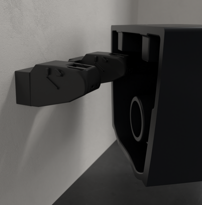 Antao TF Wall Hung Toilet C+ Pure Black