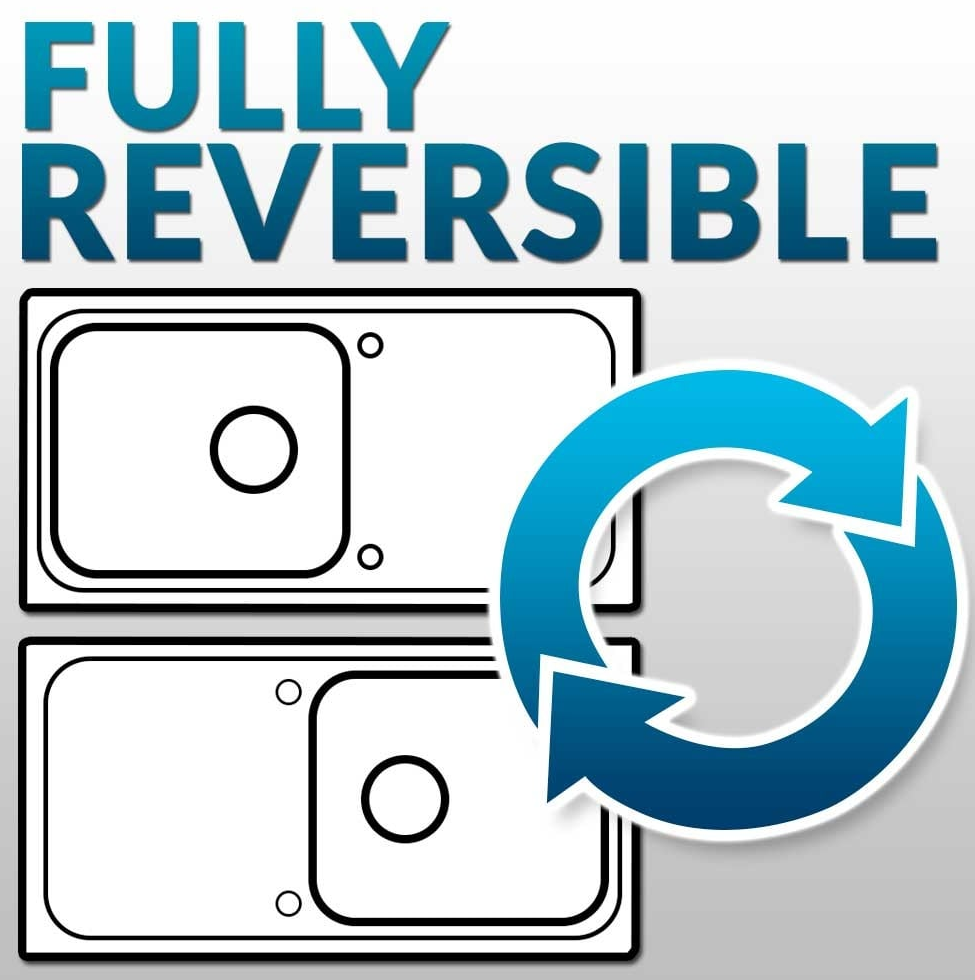 Architectura 80 1160 1 & 3/4 Drainer No Tap Hole Ceramic Plus