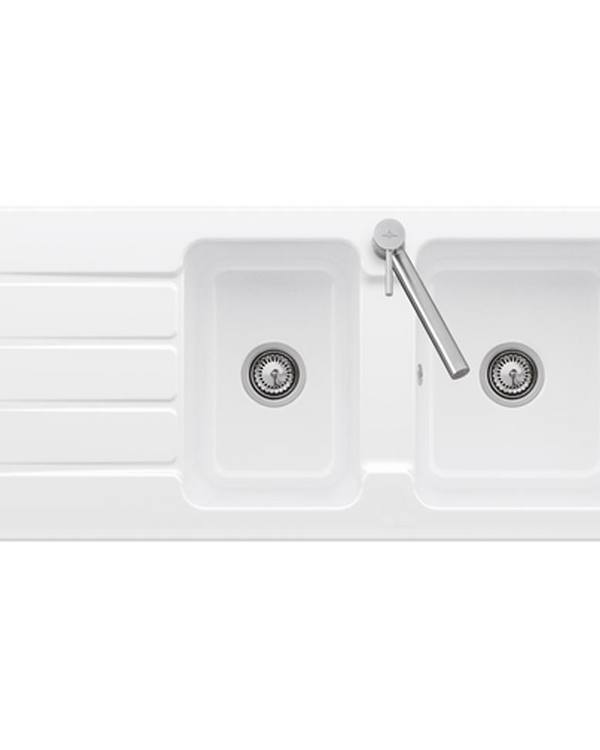 Architectura 1160 1 & 3/4 Left Hand Drainer 1Tap Hole CeramicPlus