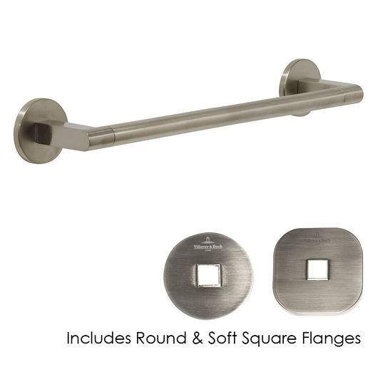 Architectura 300mm Towel Rail Brushed Nickel