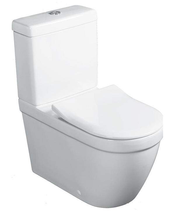 Architectura 2.0 DirectFlush BTW Toilet S Trap | Slim Seat | CeramicPlus
