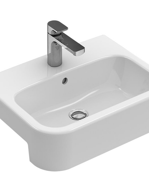 Architectura 550 Semi Recessed Basin 1 Tap Hole