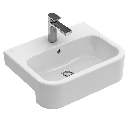 Architectura 550 Semi Recessed Basin 1 Tap Hole