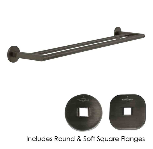 Architectura 600mm Double Towel Rail Gun Metal