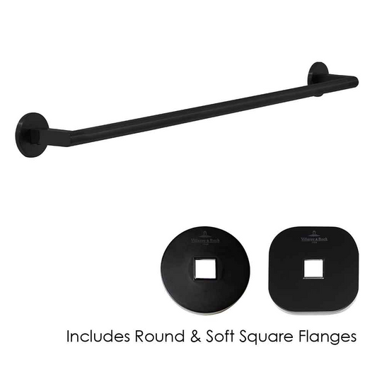 Architectura 600mm Towel Rail Matte Black