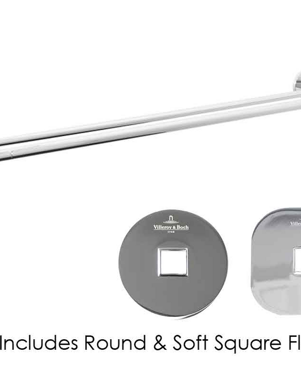 Architectura 800mm Double Towel Rail Chrome