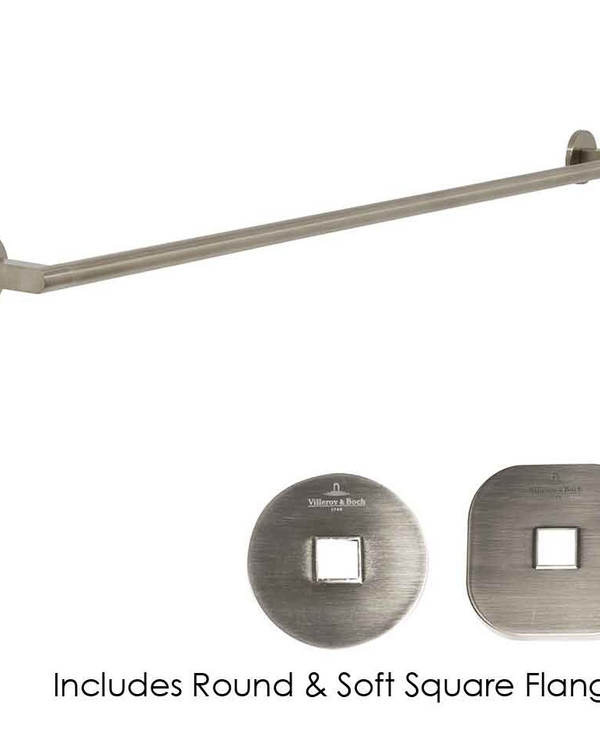 Architectura 800mm Towel Rail Brushed Nickel