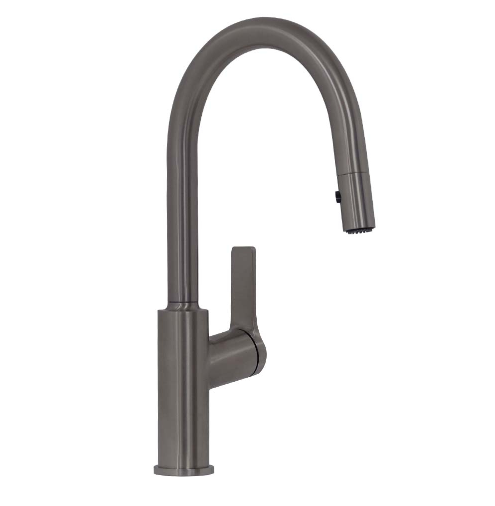 Architectura Kitchen Mixer Pull Out Spray Gun Metal