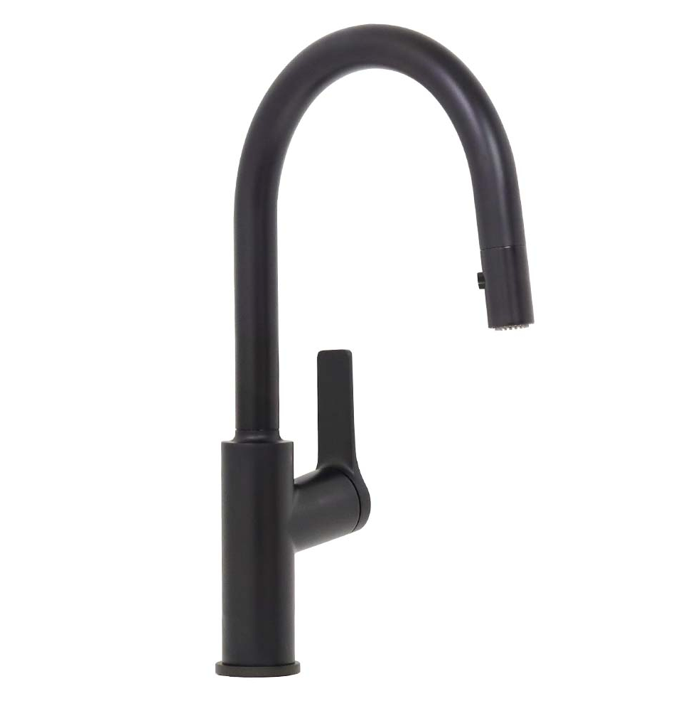 Architectura Kitchen Mixer Pull Out Spray Matte Black