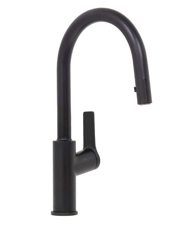Architectura Kitchen Mixer Pull Out Spray Matte Black