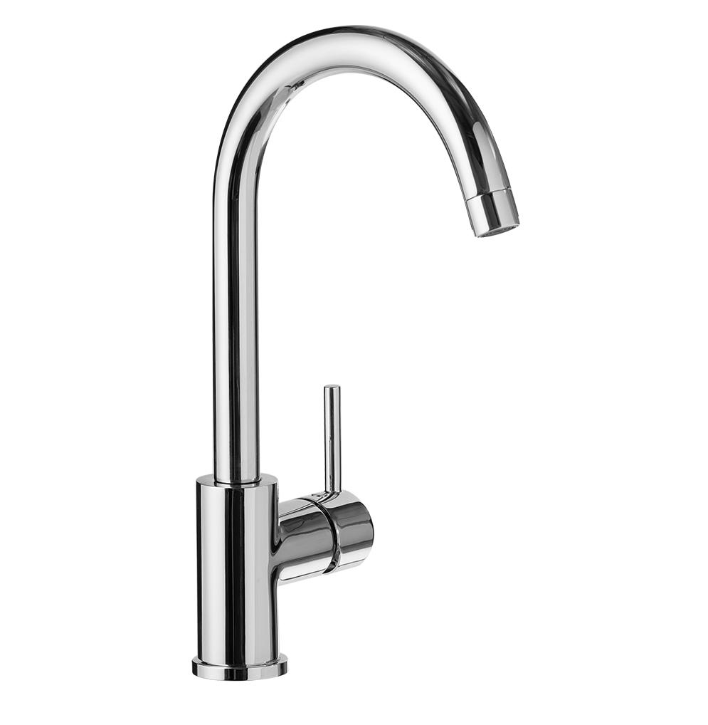 Architectura Pin Gooseneck Kitchen Mixer