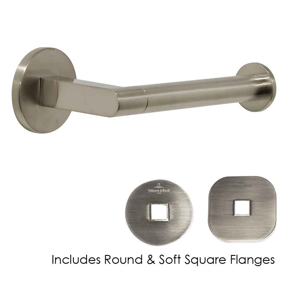 Architectura Right Hand Faced Toilet Roll Holder Brushed Nickel