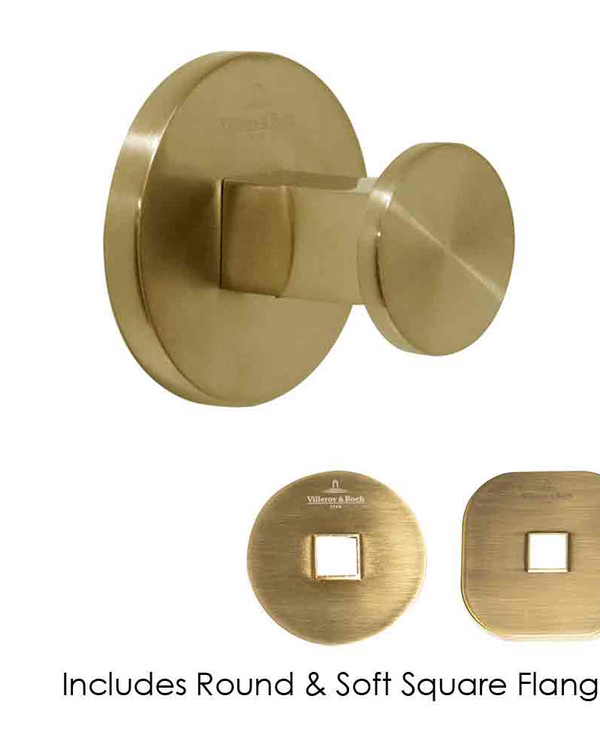 Architectura Robe Hook Brushed Gold