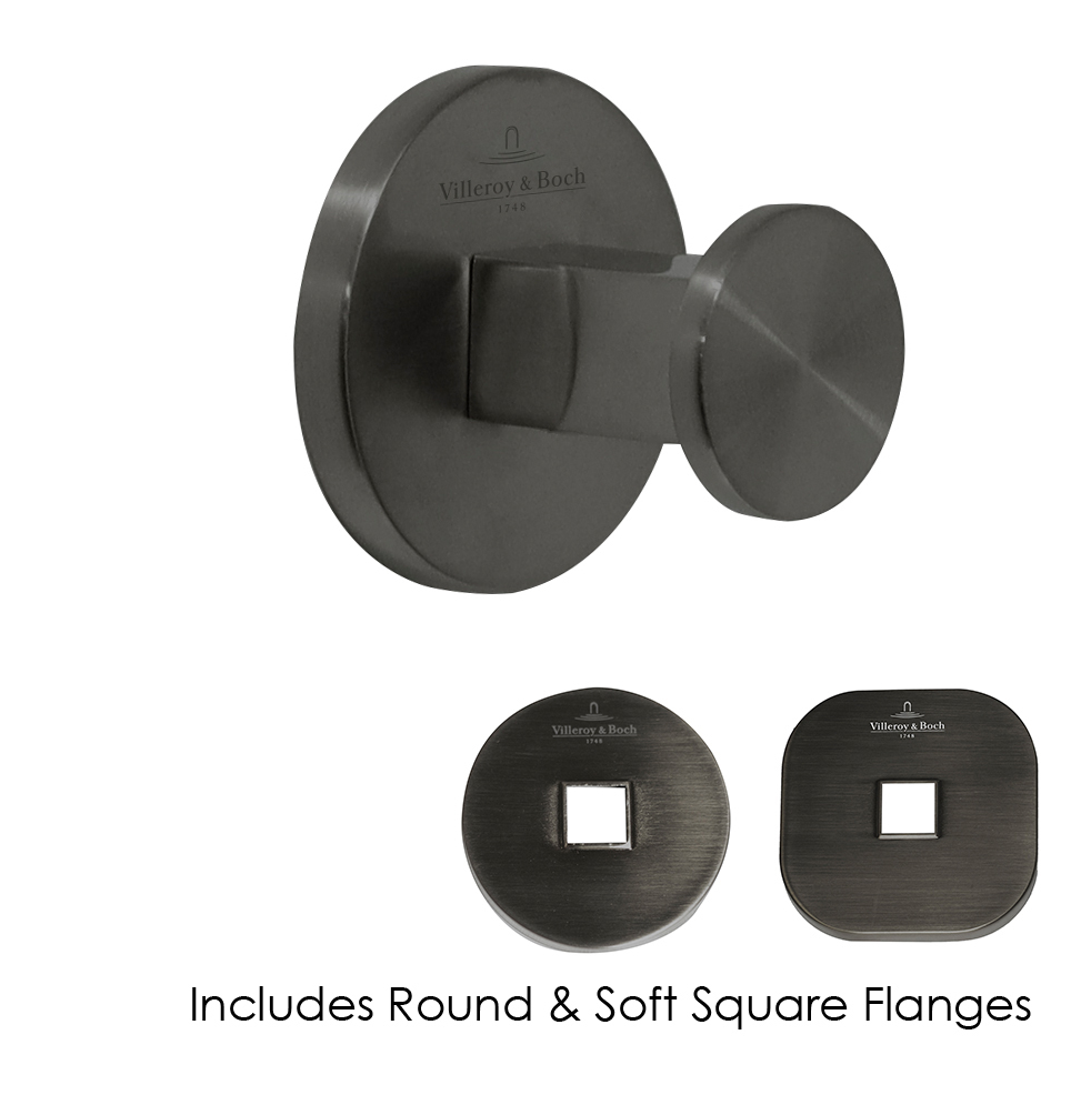 Architectura Robe Hook Gun Metal