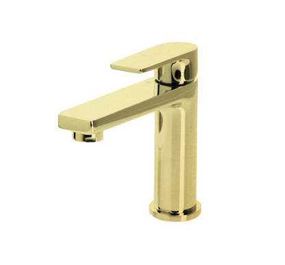 The GABE Leva Basin Mixer - Brushed Gold