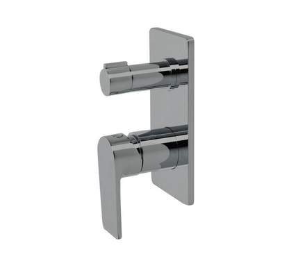 The GABE Leva Diverter Mixer - Brushed Nickel