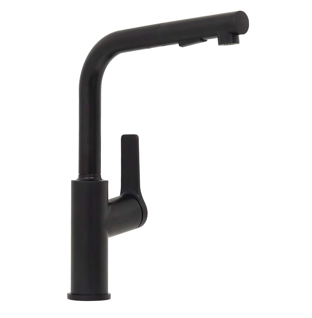 Architectura S Kitchen Mixer Pull Out Spray Matte Black