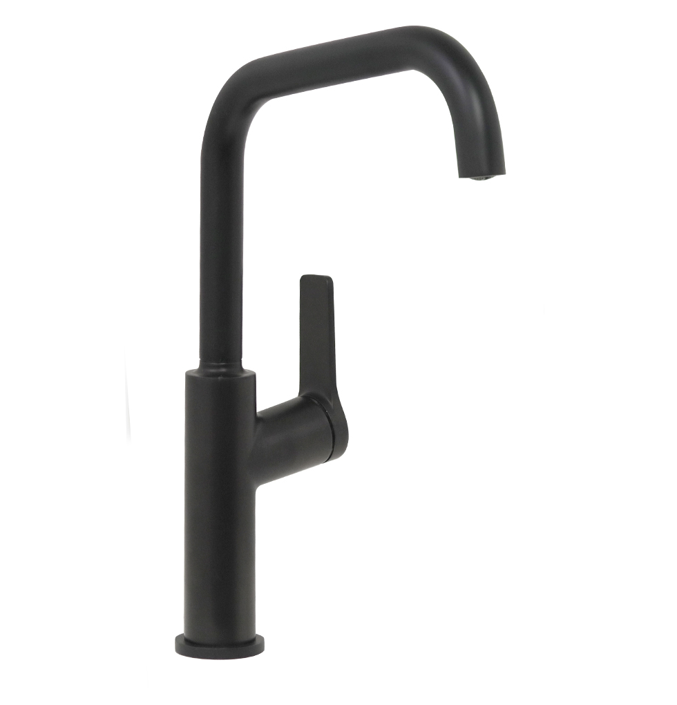 Architectura Square Kitchen Mixer Matte Black