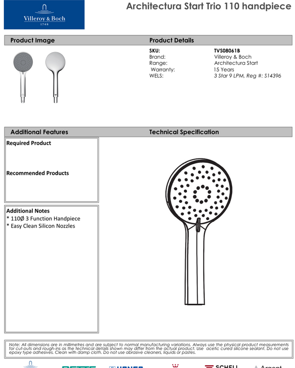 Architectura Start Trio 110 handpiece